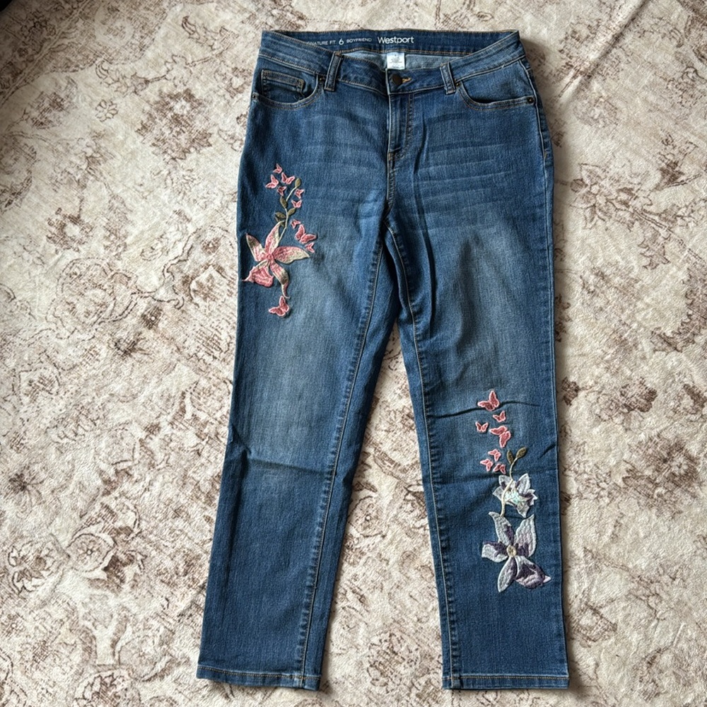 Floral Jeans